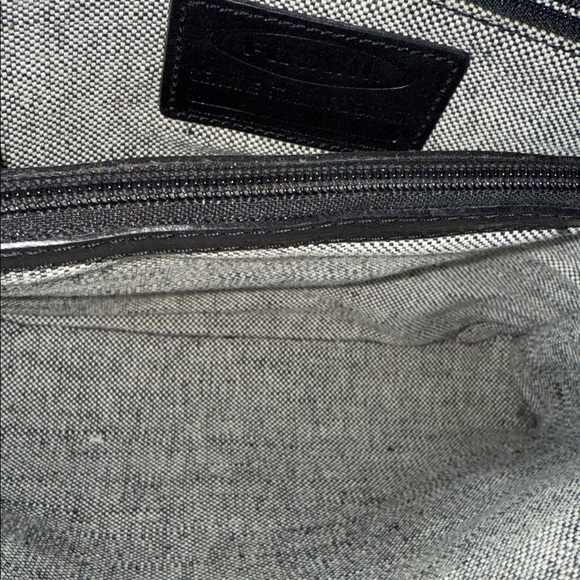 Fossil Black Leather Shoulder Bag/ Tote - Picture 8 of 13